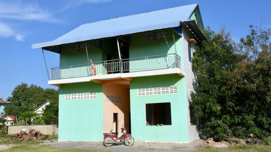 Frontal view of the RSP Kitchen House