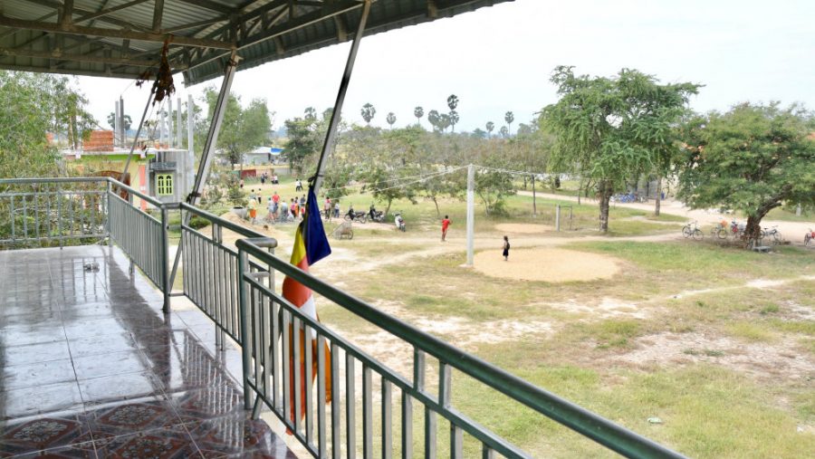 View from the first floor of the Community Kids Kitchen House